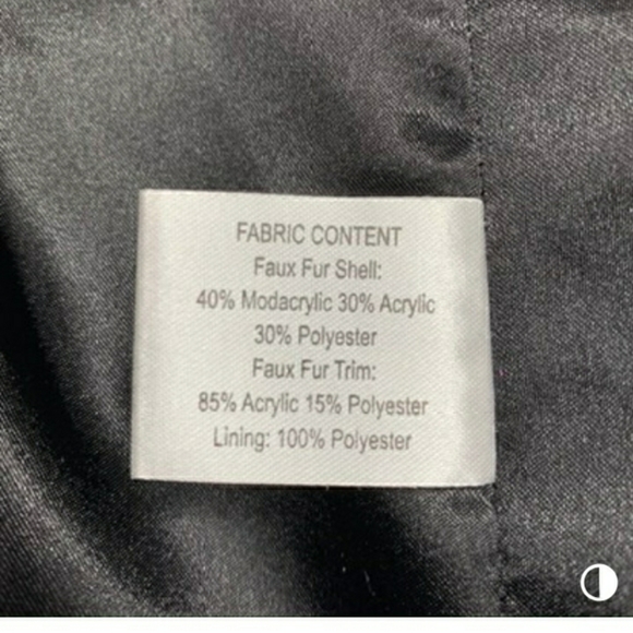 Ladies Collection by Gallery Faux-fur hooded coat in 1X - Picture 3 of 7